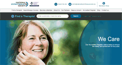 Desktop Screenshot of nationalhypnotherapysociety.org